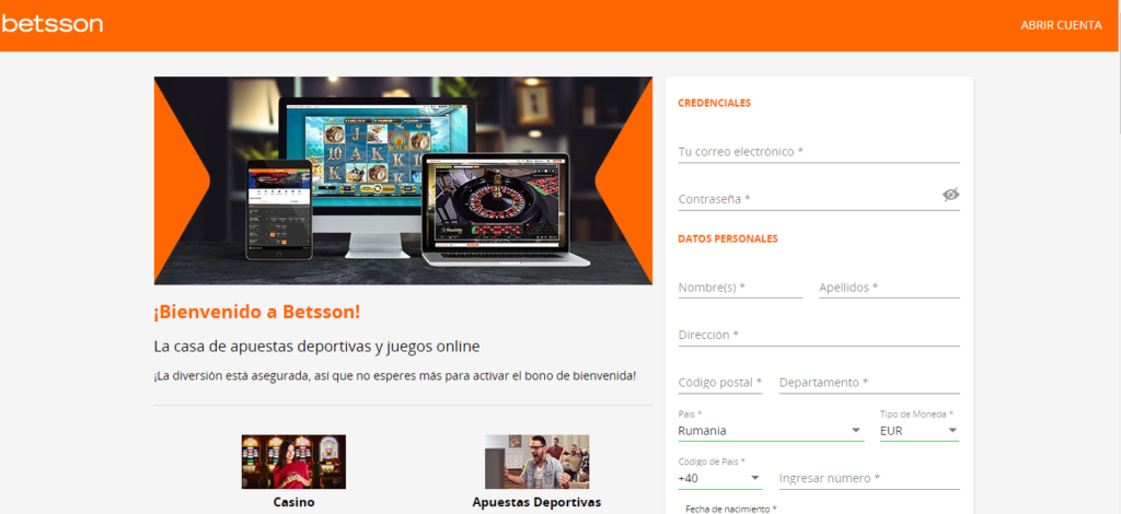 Betsson Gestión de múltiples cuentas